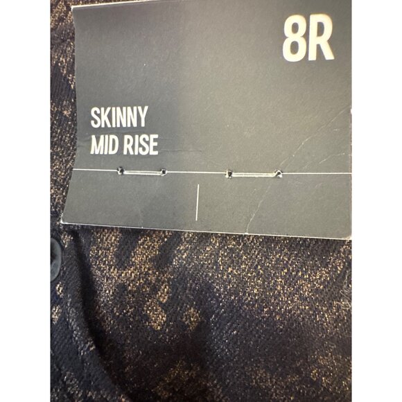 2/$30 Express Skinny Mid Rise Snake Print Pants 8R Stretchy NWT - Picture 13 of 15